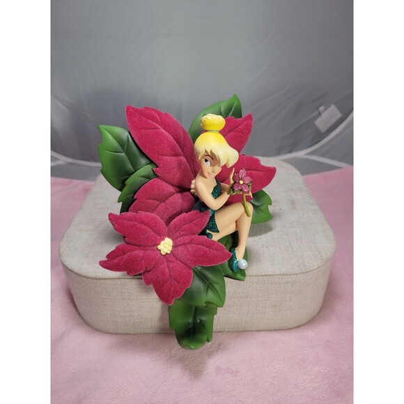 Disney Tinkerbell Holiday Christmas Stocking Hanger Holder Disney Parks Retired - Picture 1 of 8